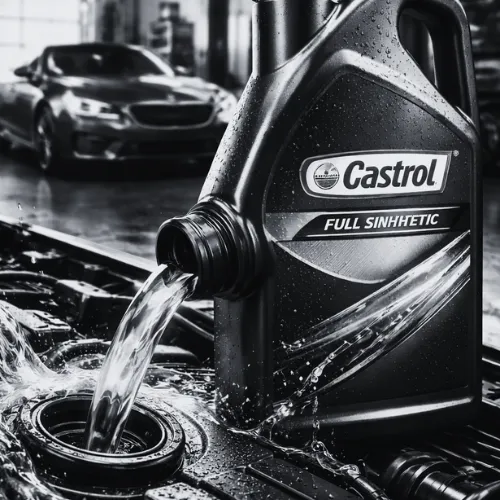 HIGH MILEAGE SYNTHETC CASTROL 7.4K MI