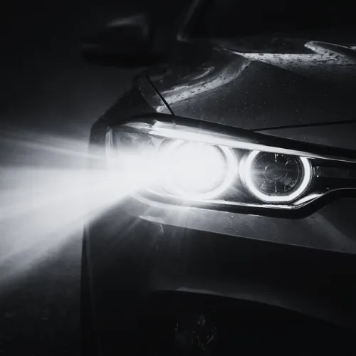 LEFT HIGH BEAM HEADLIGHTS