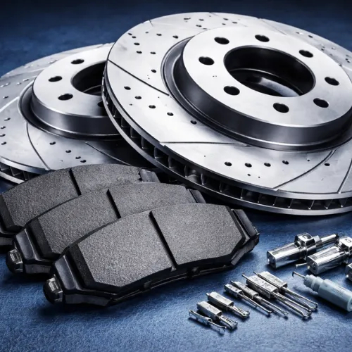 rear brake pads service picture